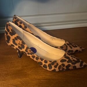 Marc Fisher Animal Print Pointed Heels